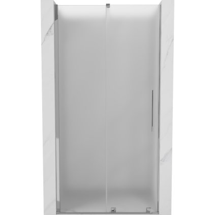 502579 2 mexen velar posuvne sprchove dvere do otvoru 100 cm 8mm sklo namraza chromova 871 100 000 31 01