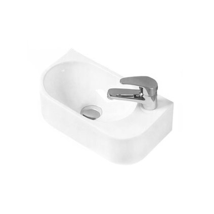 Mexen Viera, chiuveta blat 40x21x12 cm, stanga, alb, 21274000L