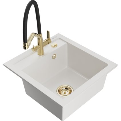 277914 3 mexen vito 1 komorovy granitovy drez 520x490x210 mm drezova bateria duo biela 6503 20 671701 57 g