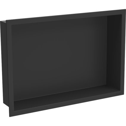 Mexen X-Wall-R, raft de perete cu guler 45 x 30 cm, negru mat, 1970453010