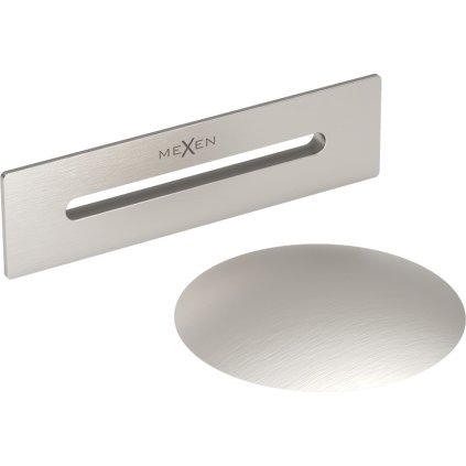 Buşon de scurgere Mexen ClickClack şi capac de preaplin, oţel, 5100-97