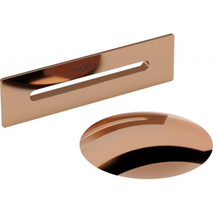 Dop de scurgere ClickClack Mexen și capac de preaplin, aur roz, 5100-60