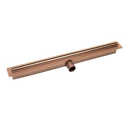Laveo Slim, scurgere liniară cu grilă 60 cm, aur roz, LAV-COS_860D