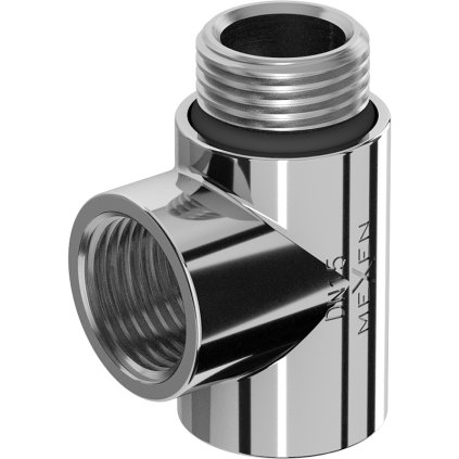 Mexen, piesa in T la corpul de incalzire pentru tija de incalzire 1/2", crom, W906-000-00