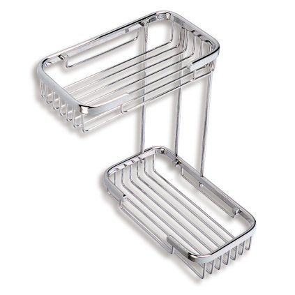 Novaservis - Raft dublu mic joasă „L” Program sârmă crom, 6074.0