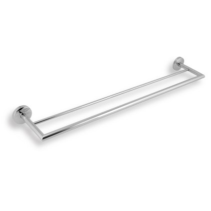 Novaservis - Suport dublu pentru prosoape 650 mm Metalia 11 crom, 0125.0