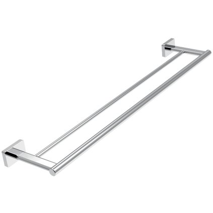Novaservis - Suport dublu pentru prosoape GRETA 600 mm, crom, AGR10