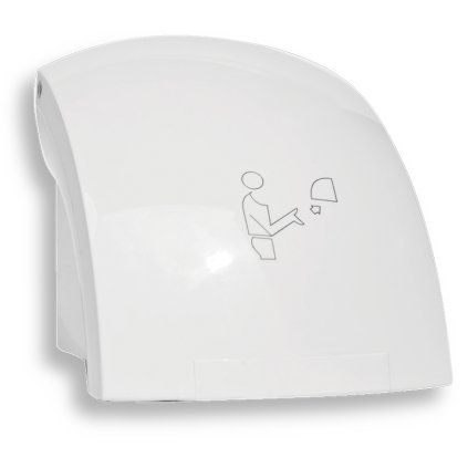 Novaservis - Uscător de mâini electric cu senzor, 1500W, alb, 69091,1