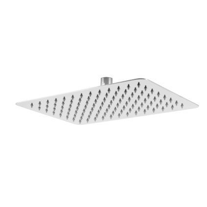 Novaservis - Duș fix cu autocurățare 200 x 300 mm, oțel inoxidabil, RUP/203.4