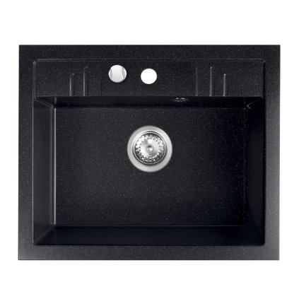 Chiuvete Novaservis - Chiuveta granit 580x480 mm, Grafit lucios, DRGM1/48/58HA