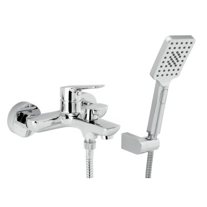 Novaservis Metalia 54, baterie cadă cu set duș manual 150 mm, crom, 54021-0