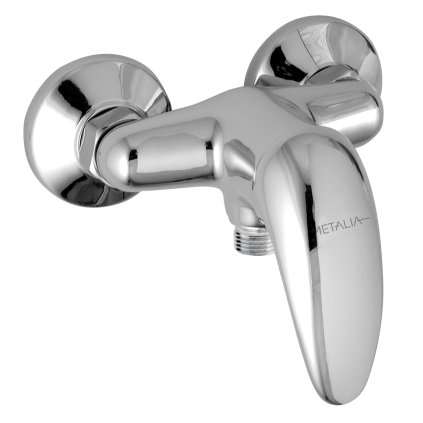 Novaservis Metalia 55, baterie duș fără accesorii 100 mm, crom, 55065/1.0