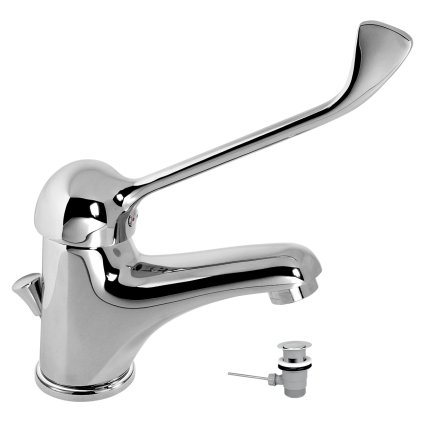 Novaservis Metalia 55, baterie chiuveta fara scurgere, medical, crom, 55001/1L,0