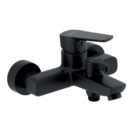 Novaservis Metalia 58, baterie cada fara accesorii 150 mm, negru mat, 58020/1-5