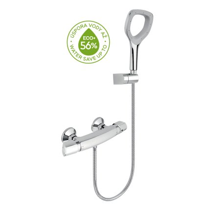 Baterie termostatica de dus Novaservis Metalia ECO+, crom, 57961.0E