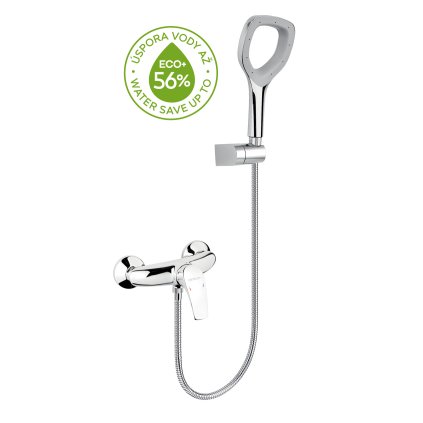 Novaservis Metalia ECO+, baterie dus 150 mm, crom, 57060.0E