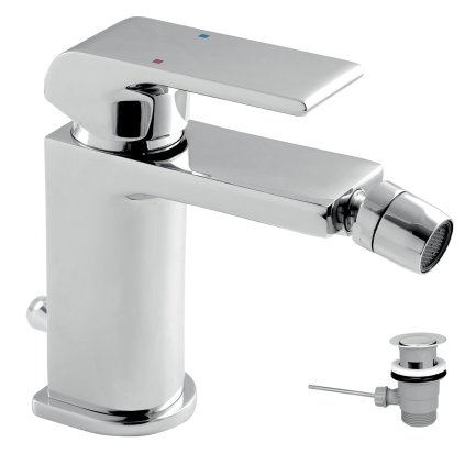 Novaservis Nobless Sharp, baterie bideu cu garnitură, crom, 37011.0