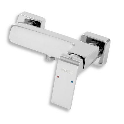 Novaservis Nobless Sharp, baterie de duș fără accesorii 150 mm, crom, 37061/1.0