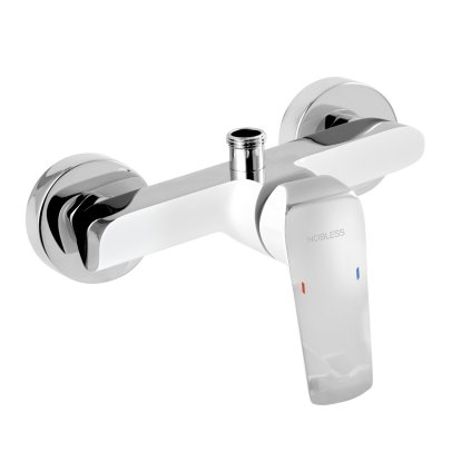 Novaservis Nobless Tina, baterie duș fără accesorii, alb, 38062/1,1