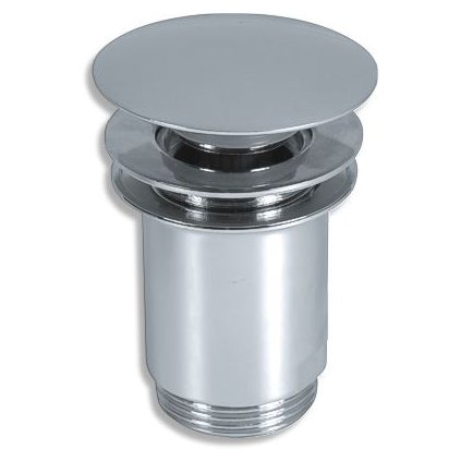 Accesorii Novaservis - Capac de scurgere (click-clack) pentru chiuveta cu preaplin, crom, 33.0