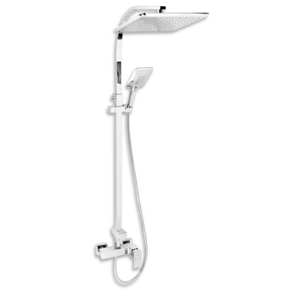 Seturi de dus Novaservis - Set de dus Edge cu robinet, racord superior de dus, crom, SET069/36.0