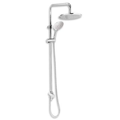 Seturi de duș Novaservis, set de duș, duș deasupra și de mână cu suport și furtun, înălțime 1205 mm, crom, SET068,0
