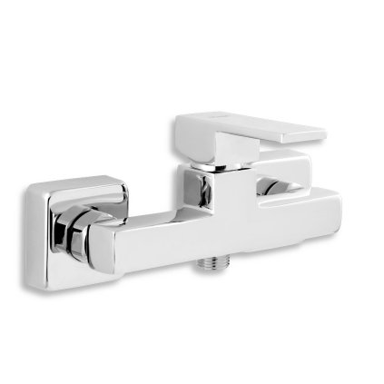 Novaservis Titania Cube, baterie duș perete fără accesorii, crom, 98860/1.0