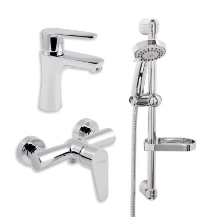 Novaservis Titania Fresh, set de dus baie FRESH, crom, SADA96061