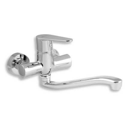 Novaservis Titania Fresh, baterie pentru chiuvetă, montată pe perete, 100 mm, crom, 96074.0