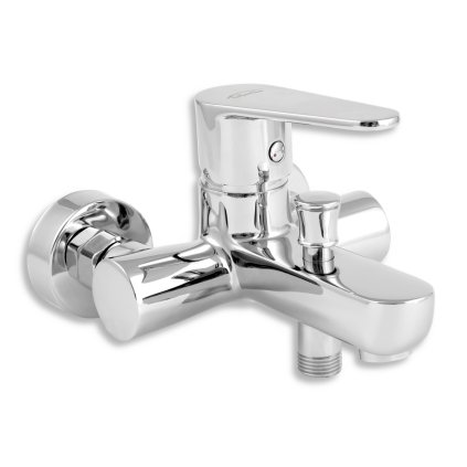 Novaservis Titania Fresh, baterie pentru cada montată pe perete fără set de duș 100 mm, crom, 96024/1.0