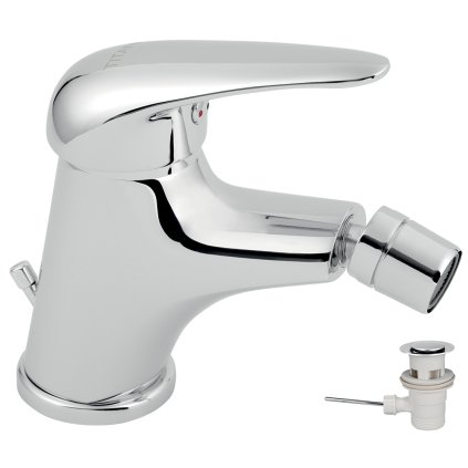 Novaservis Titania Hit, baterie bideu cu garnitură, crom, 95511.0