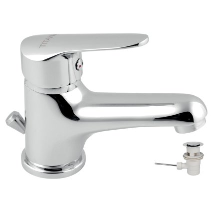 Novaservis Titania Iris New, baterie chiuveta cu set de pile, crom, 94401.0