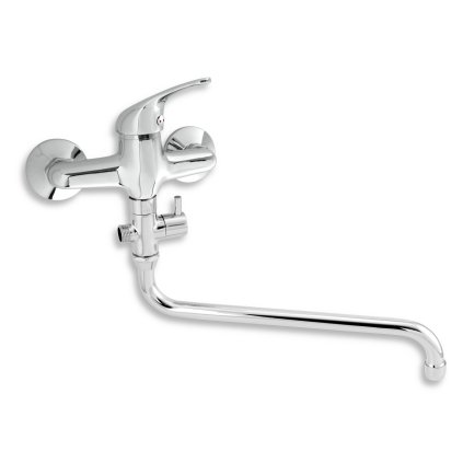Novaservis Titania Iris, baterie panou fara dus 150 mm, crom, 92271/1.0