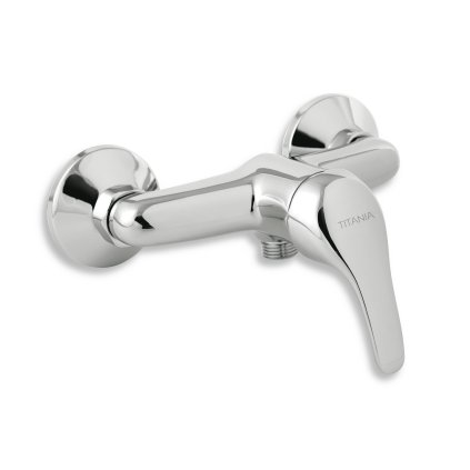 Novaservis Titania Iris, baterie duș fără accesorii 150 mm, crom, 92061/1.0