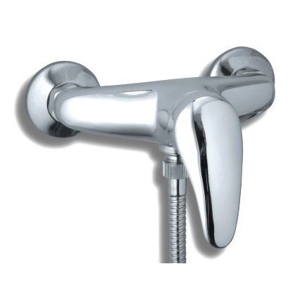 Novaservis Titania Lux, baterie duș fără accesorii 150 mm, crom, 91060/1.0
