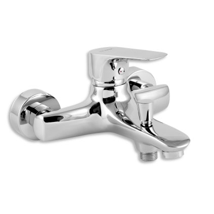 Novaservis Titania Nice, baterie pentru cada montată pe perete fără set de duș 150 mm, crom, 97020/1.0