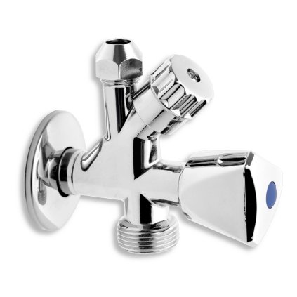 Novaservis, Claxon combinat cu supapa pentru masina de spalat rufe 1/2"x3/8"x3/4", CF5104