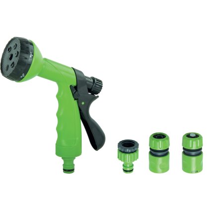 Novaservis, Pistol cu ​​6 funcții și set de plastic, DY2323