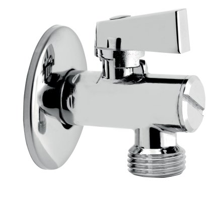 Novaservis, Supapă de colț cu filtru, capac și pârghie metalică 1/2x1/2, CF3010/15