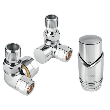 Novaservis, set elemente de incalzire, coltar, crom, ZTO30CR