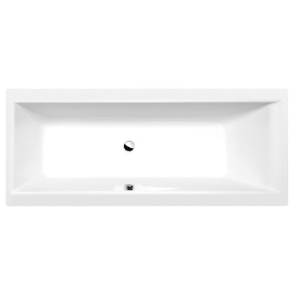 Polysan, cada CLEO dreptunghiulara 170x70x48cm, alb, 74611