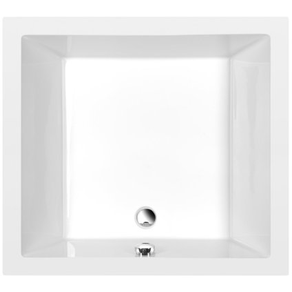 Polysan, DEEP cadă de duș adâncă dreptunghi 100x90x26cm, alb, 72340