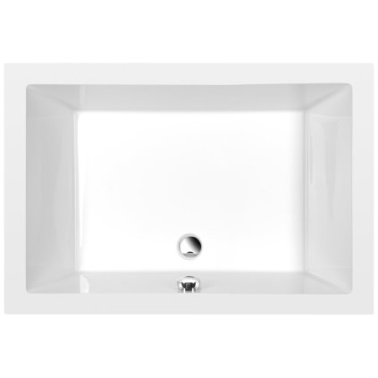 Polysan, DEEP cadă de duș adâncă dreptunghi 110x75x26cm, alb, 72883