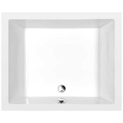 Polysan, DEEP cadă de duș adâncă dreptunghi 110x90x26cm, alb, 72363