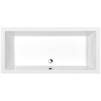 Polysan, cadă de duș DEEP adâncă, dreptunghi 160x75x26cm, alb, 72385