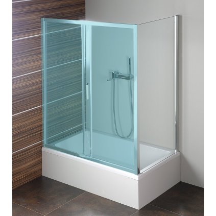 Polysan, perete lateral de duș DEEP 750x1650mm, sticlă transparentă, MD3116