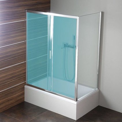 Polysan, perete lateral de duș DEEP 900 x 1500 mm, sticlă transparentă, MD3315