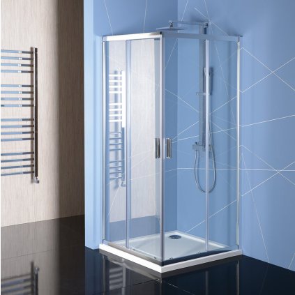 103527 polysan easy line stvorcova sprchova zastena 800x800mm cire sklo el5215