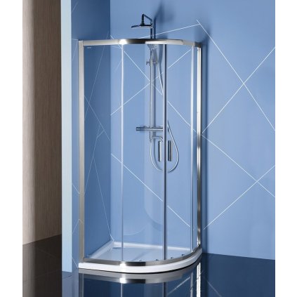 118824 polysan easy line stvrtkruhova sprchova zastena 1200x800mm l r cire sklo el2315