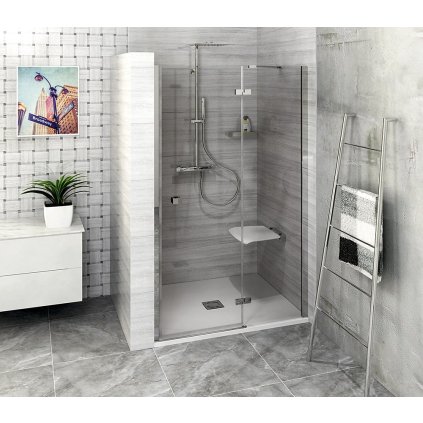 Polysan, uşă de duş FORTIS LINE în nişă 1000 mm, sticlă transparentă, dreapta, FL1410R